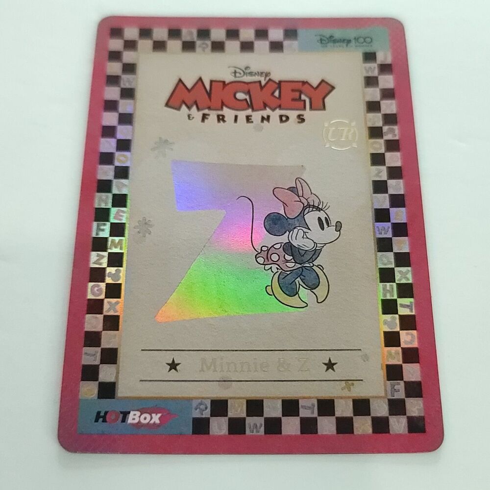 2023 Disney 100 Hotbox Mickey & Friends Cheerful Minnie UR HDM-ZM-52 Alphabet Z